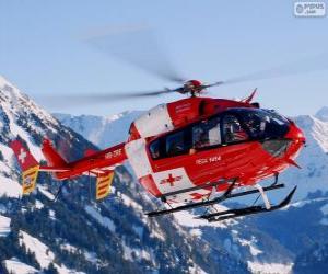 пазл Швейцарский Спасательная вертолет